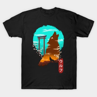 Japanese wolf T-Shirt